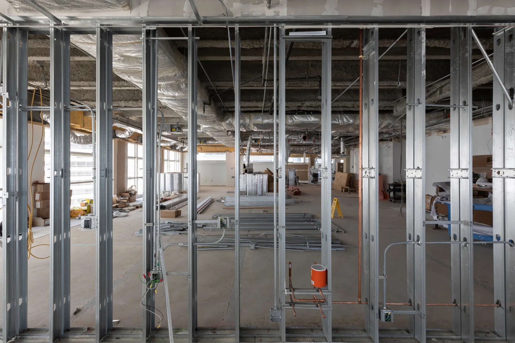 Steel stud framing